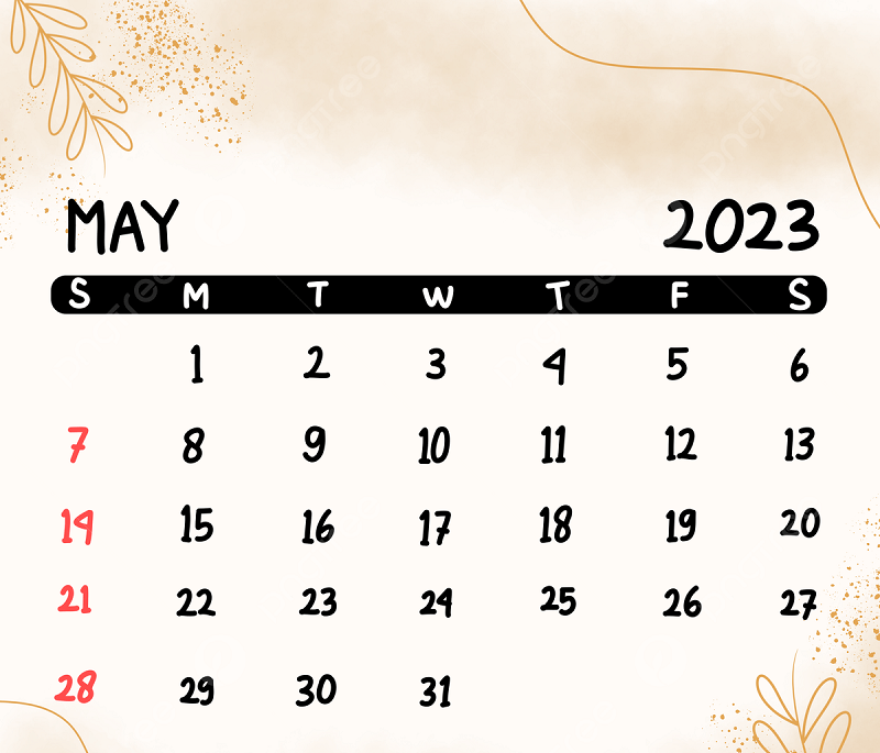 kalendar mei 2023